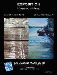 Exposition Divagations Urbaines. Du 3 au 22 mars 2018 à Vienne. Isere.  15H00